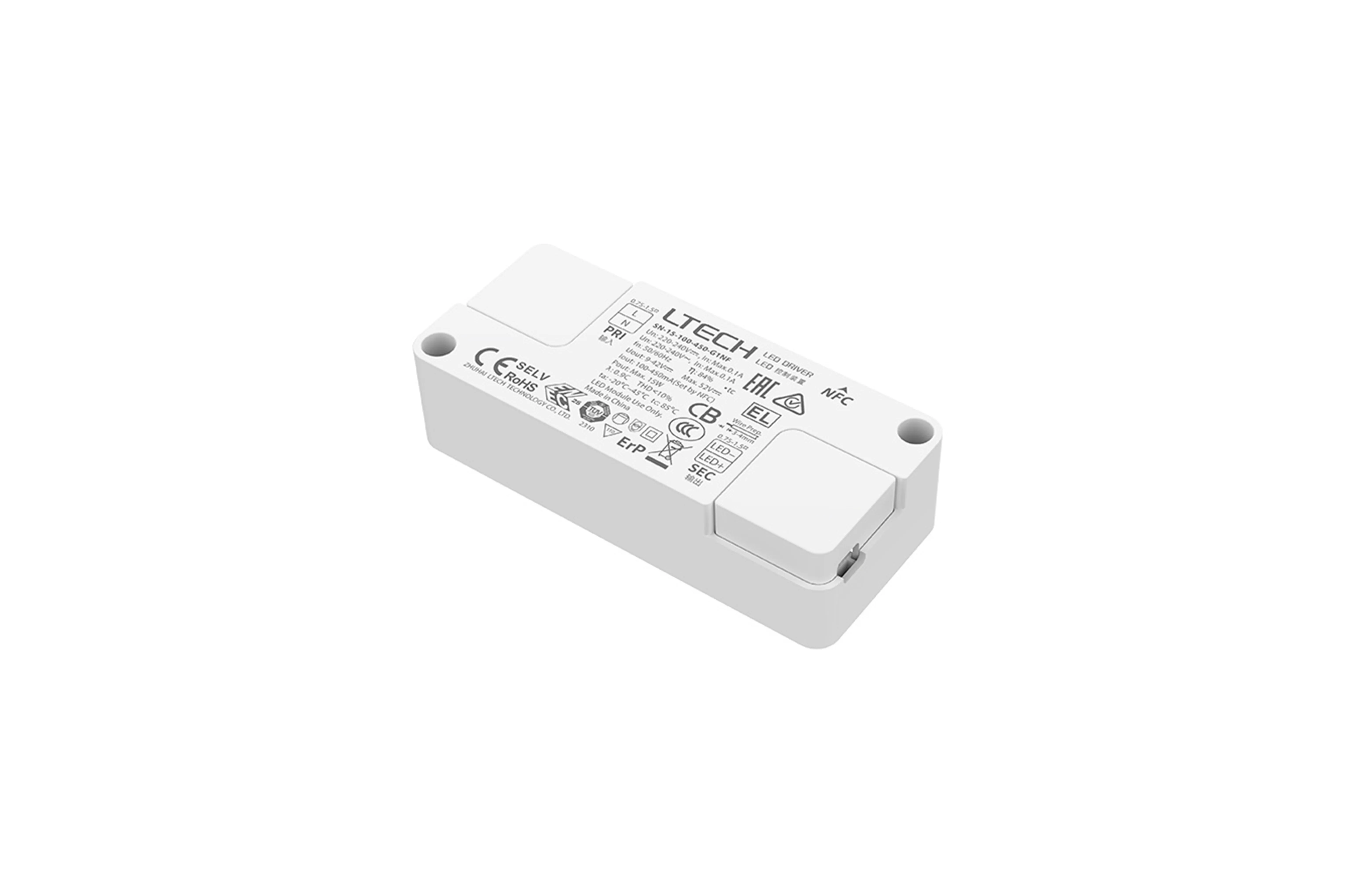 NFC On/Off Constant Current Drivers LTECH Fixed output Driver